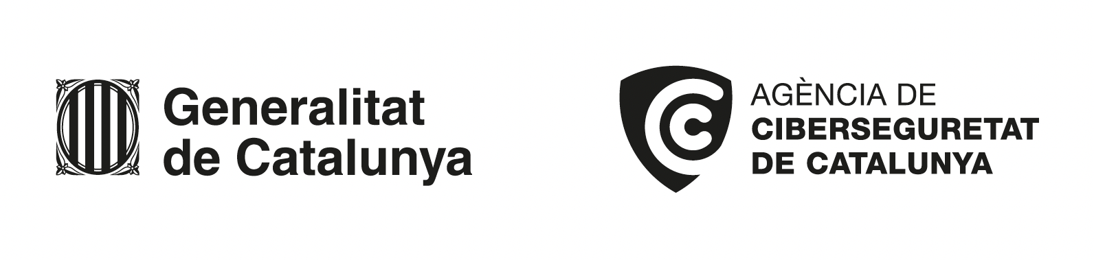 Logo da Generalitat da Catalunha e Agência de Cibersegurança da Catalunha